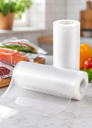 Пакеты для вакууматора vacum rolls 30х500см / пленка для вакуумного упаковщика