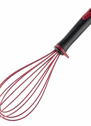 Вінчик tefal ingenio, пластик, силікон, чорно-червоний