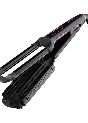 Плойка для создания локонов ardesto violet pro, 90вт, 170-210c, керамика, черный