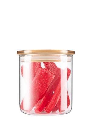 Банка для хранения ardesto fresh 700мл, стекло, пластик, прозрачный