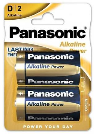 Батарейка panasonic d alkaline (2шт) ( )