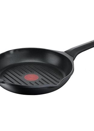 Сковорода - гриль tefal delicio, 26 см, алюминий, чорний