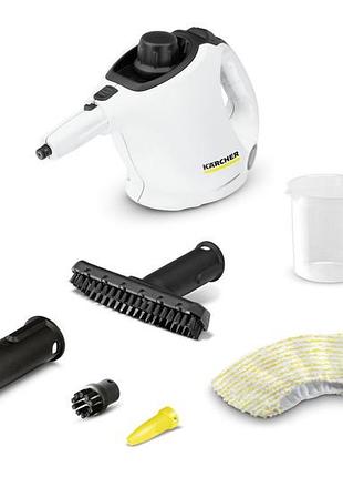 Пароочисник karcher sc 1, 1200вт, 200мл, 3бар, білий