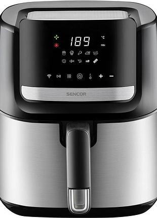 Мультипіч sencor vita fryer, 1600вт, чаша-6,5л, сенсорне керув., 10 програм, пластик, нерж. сталь-чорний