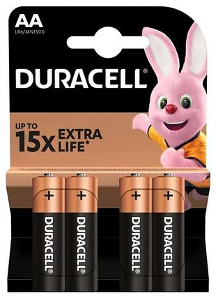 Батарейка duracell basic (4шт) ( )