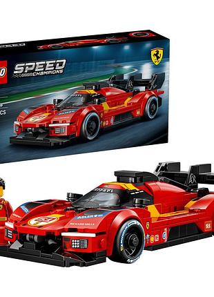 Конструктор lego speed champions ferrari 499p