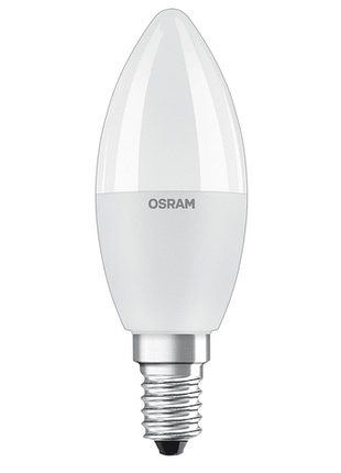 Лампа светодиодная osram led в40 5,5w (470lm) 2700к+rgb e14 пульт ду