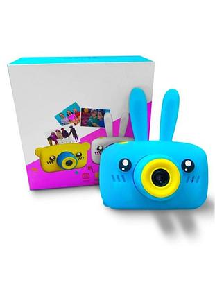 Детский фотоаппарат smart kids camera цифровая фотокамера, детская камера для фото голубой