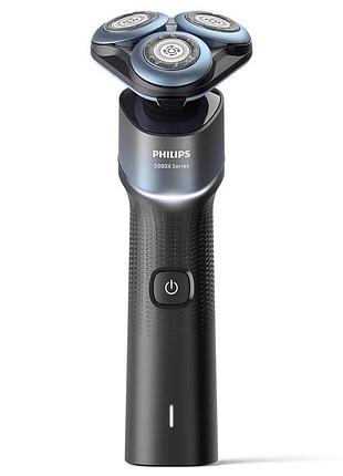 Бритва електр. philips роторная series 5000x, 4.5вт, бритв.головок-3, li-ion, сухой.+влаж., черно-синий