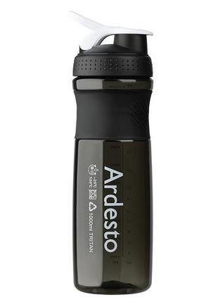 Бутылка для воды ardesto, 1000мл, тритан, черный