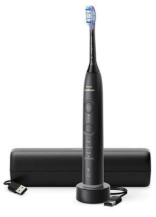 Щетка зубное электричество. philips, sonicare 7100 series, 62т. кольев/мин, насадок-1, футляр, черный