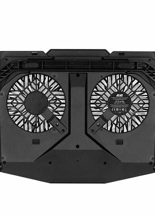 Подставка для ноутбука 2e gaming cpg-006, до 17.3", 2xusb-a, lcd/phone holder, rgb, черный 7