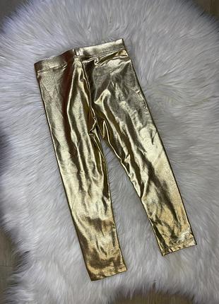 Золотисті лосини для дівчинки h&m 2
