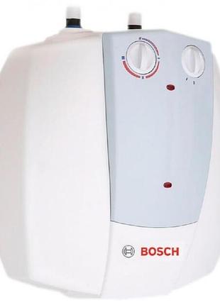 Водонагрівач електр. bosch компакт tronic 2000 t mini, 10л, 1,5квт, монтаж під мийкою, мех. кер-ння, b, білий