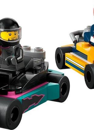 Конструктор lego city картинг и гонщики