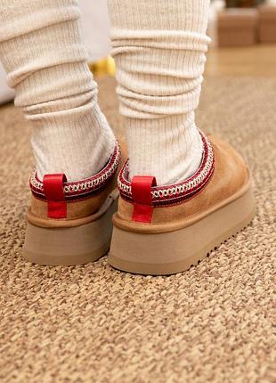 Ugg tasman platform chestnut 4