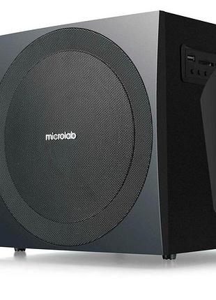 Акустична система microlab m-300u 2.1, 38w, mini-jack,usb ,sd, fm, чорний