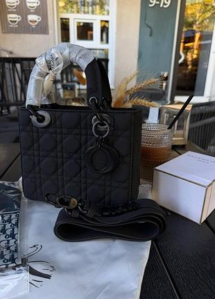 Dior lady mini total black