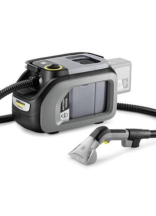 Пилосос професійний акумуляторний karcher puzzi 2/1 bp 36вт 16кпа контейнер 1.7/2.9л вологе/сухе прибирання 3.74кг