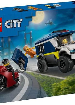 Конструктор lego city полицейский фургон для перевозки пленников