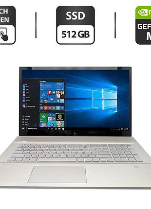 Ноутбук hp envy 17m-ce1013dx / 17.3" (1920x1080) ips touch / intel core i7-10510u (4 (8) ядра по 1.8 - 4.9 ghz) / 16 gb ddr4 / 512