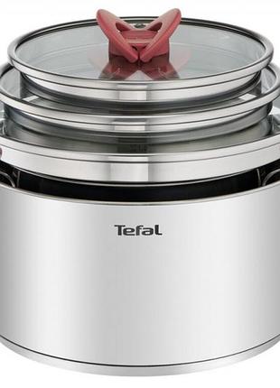 Набор посуды tefal opti space, 6 предметов, нерж.сталь