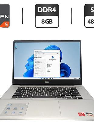 Ультрабук dell inspiron 15 5585 / 15.6" (1920x1080) ips / amd ryzen 5 3500u (4 (8) ядра по 2.1 - 3.7 ghz) / 8 gb ddr4 / 480 gb ssd