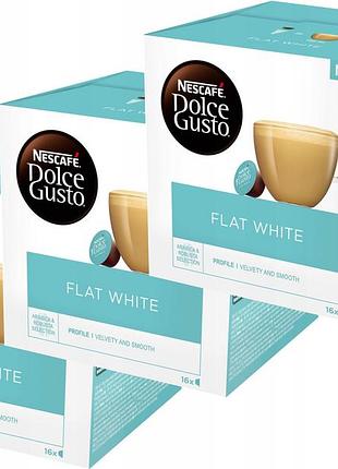 Nescafe dolce gusto flat white 3x16шт. 48 капсул
