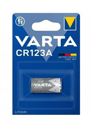 Батарейка varta cr123а lithium (1шт) ( )