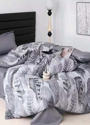 Постельное белье двуспальное из фланели mallory home print 3 21942 180х220 см