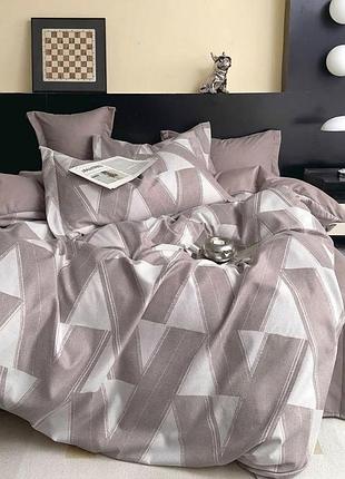 Постельное белье двуспальное из фланели mallory home print 5 21944 180х220 см