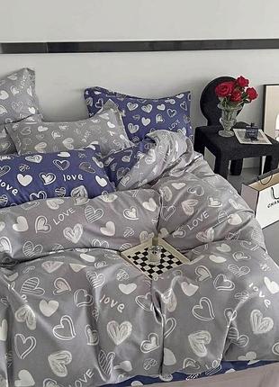 Постельное белье двуспальное из фланели mallory home print 4 21943 180х220 см