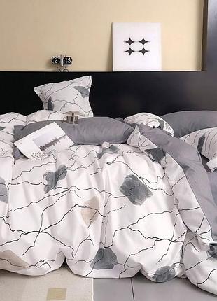 Постельное белье двуспальное из фланели mallory home print 10 21949 180х220 см