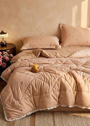 Постельное белье евро с демисезонным одеялом из хлопка colorful home print 9 22146 230х250 см