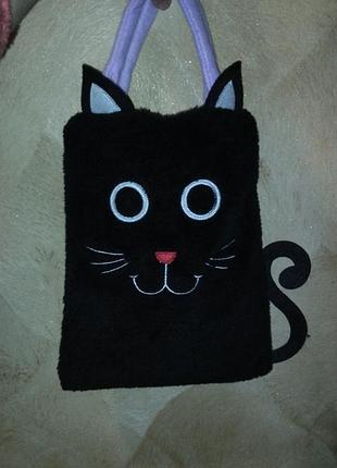 Сумочка меховая котик
