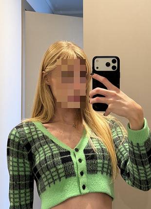 Кроп кардиган | bershka