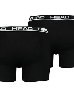 Универсальные боксеры head basic boxer в черном цвете, 2 шт. 2