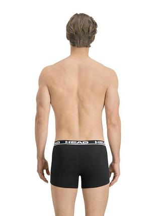 Универсальные боксеры head basic boxer в черном цвете, 2 шт. 4