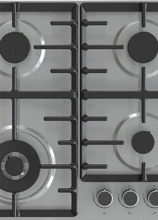 Варочная поверхность gorenje газовая, 60см, чугун, нерж