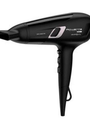 Фен rowenta studio dry glow, 2100вт, 3 режими, іонізація, хол. обдув, чорний
