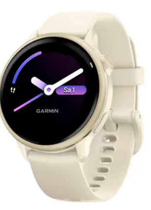 Смарт-часы garmin vivoactive 6 lunar gold with bone band (010-02985-01/41) новый!