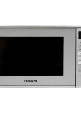 Мікрохвильова піч panasonic, 20л, електр.управл., 800вт, дисплей, сріблястий