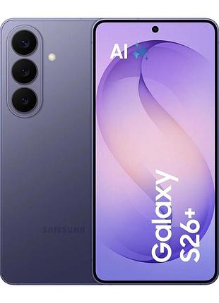 Смартфон samsung galaxy s26+ 5g (s947) 6.7' 12/512гб, 2sim, 4900ма•год, фіолетовий