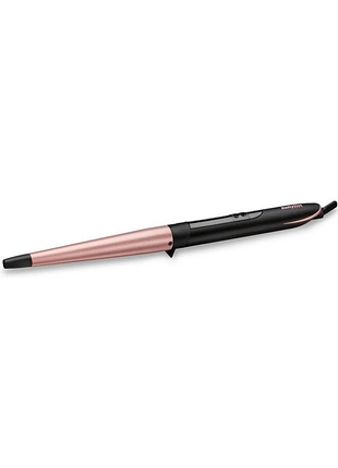 Плойка babyliss, конусная, 64вт, темп.режимов-6, d -13-25mm, 160-210с, керамика, черно-золотой
