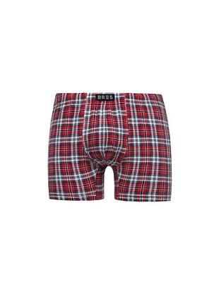 Шорти чоловічі mister plaid червоний l