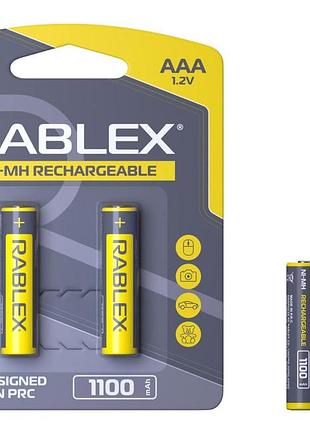 Перезаряжаемый аккумулятор rablex hr3/aaa ni-mh 1100mah 1.2v