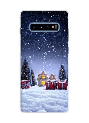 Чохол на samsung galaxy s10 plus :: святковий вечір (принт 165)