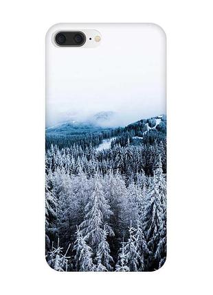 Чохол на iphone 7 plus/8 plus :: зимовий ліс (принт 164)
