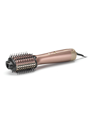 Фен-щітка babyliss air power volume, 1000вт, 2 режими, дифузор, іоніз-я, хол. обдув, кераміка, рожевий