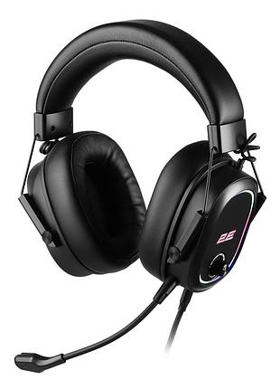 Гарнитура игровая 2e gaming hg320 v2, 7.1, usb-a, rgb, 2м, черный